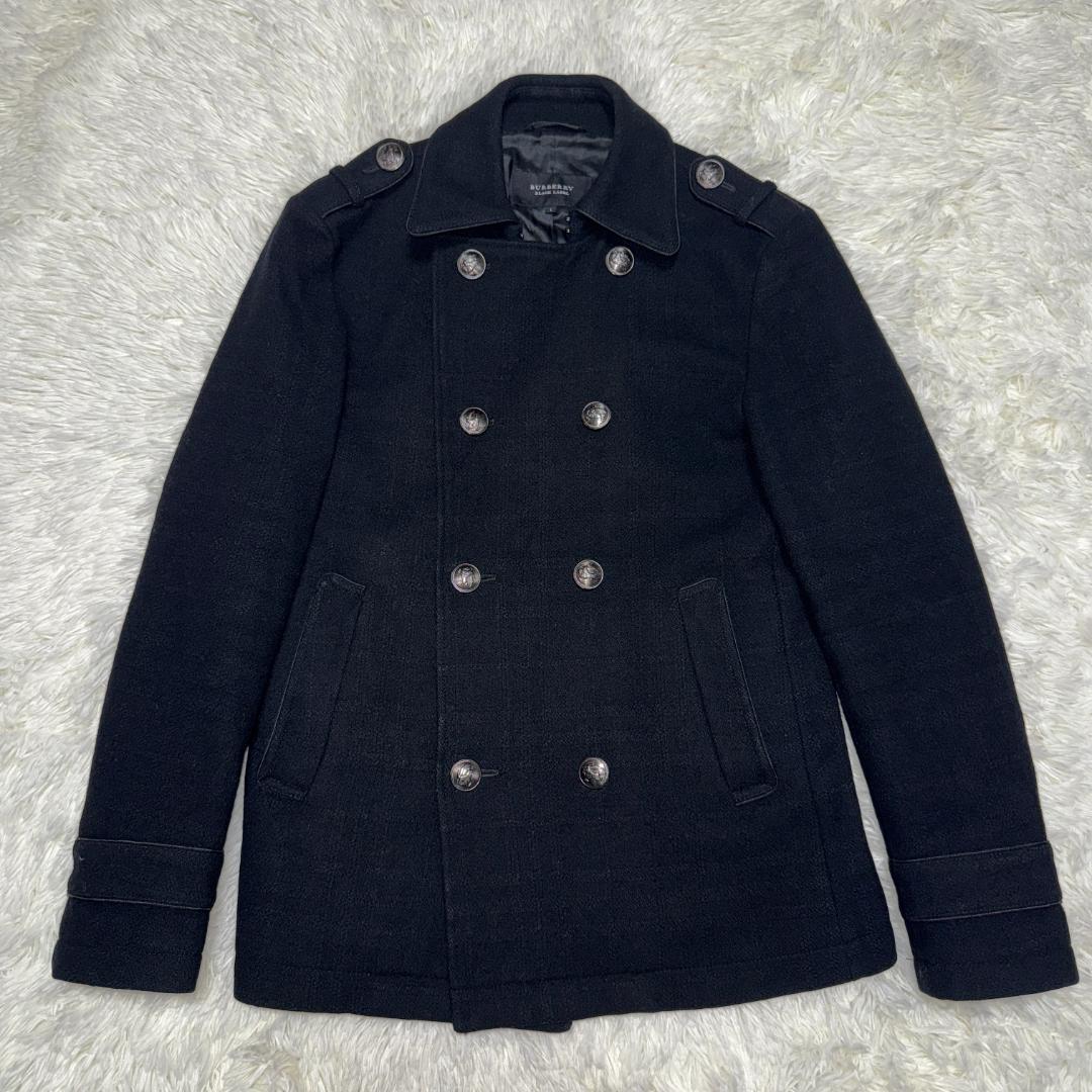 Maktub様✨バーバリーブラックレーベル シャドーチェック 銀ボタン メルトン