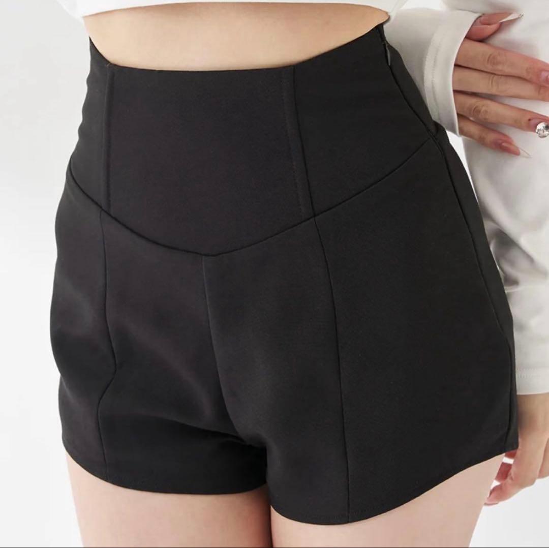 Darich ダーリッチ 美シルエットショートパンツ ブラック Freeサイズ