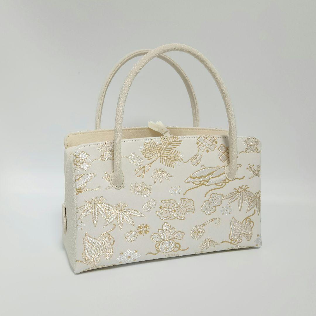 和装バッグ　利休バッグ　金蘭織物 入卒式　結婚式　商品番号:82-s