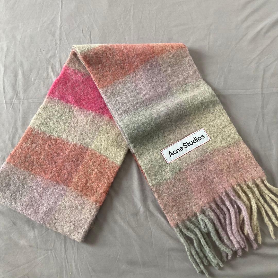 Acne Studios マルチカラーマフラー