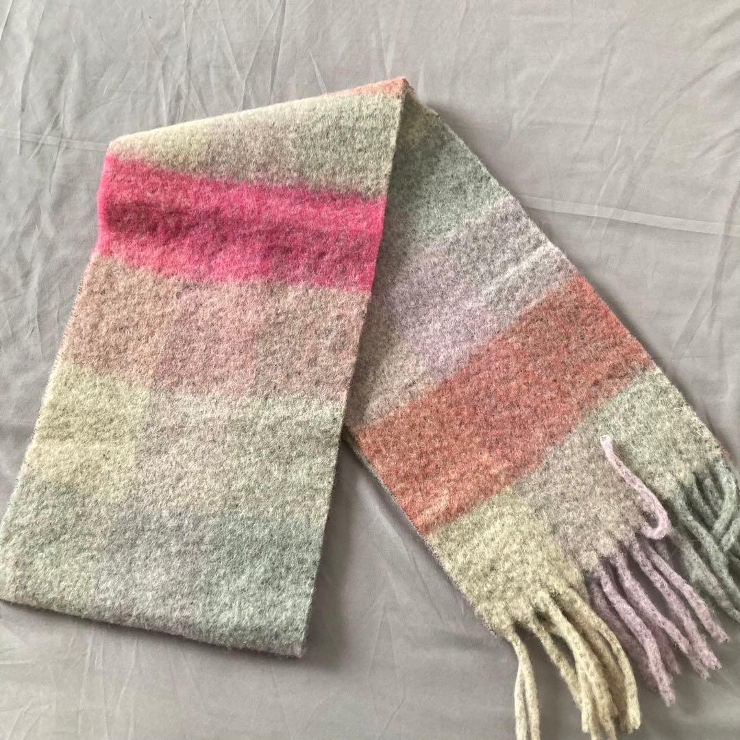 Acne Studios マルチカラーマフラー