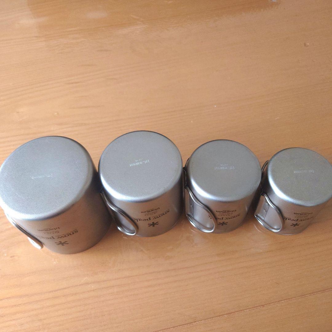 スノーピーク チタンダブルマグ 600 450 300 220