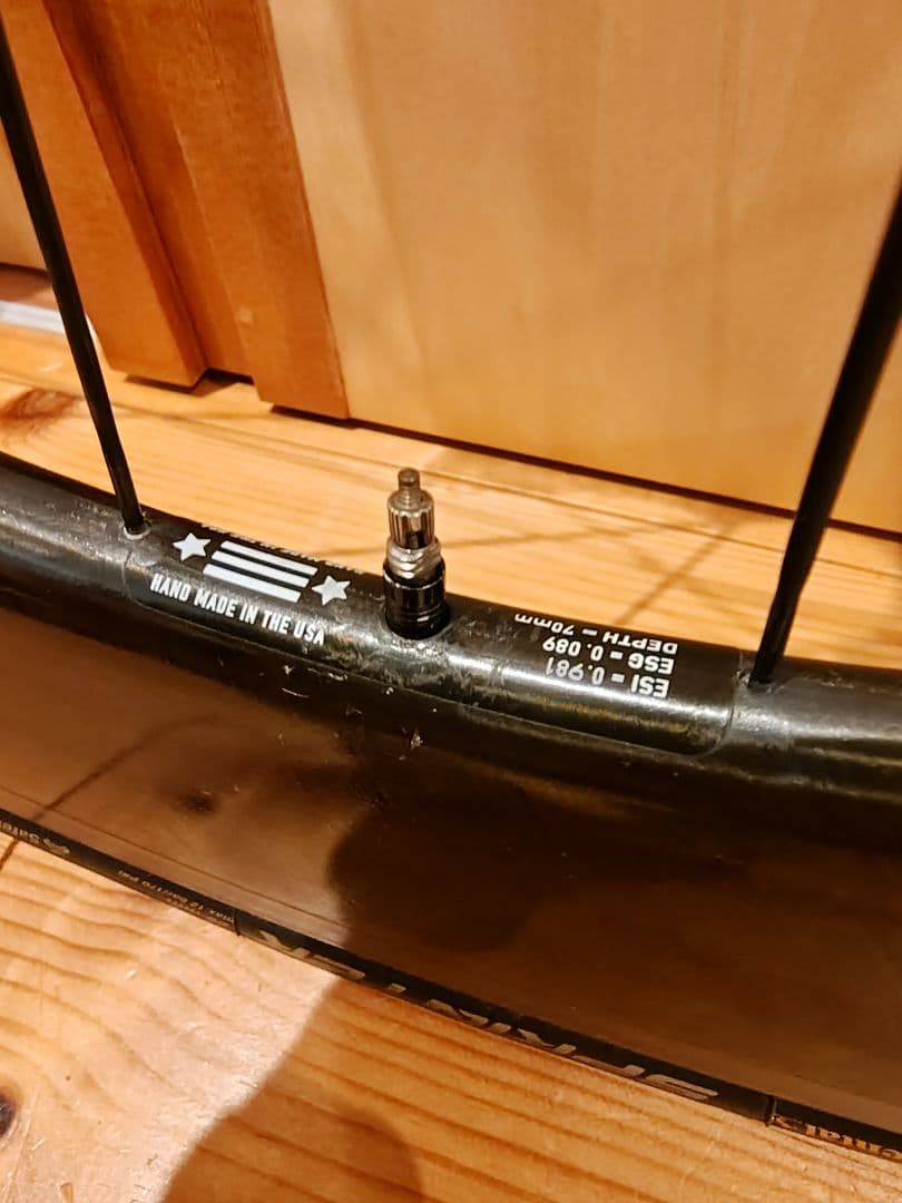 【にんじん】ロードバイクホイール　前60mm 後70mm