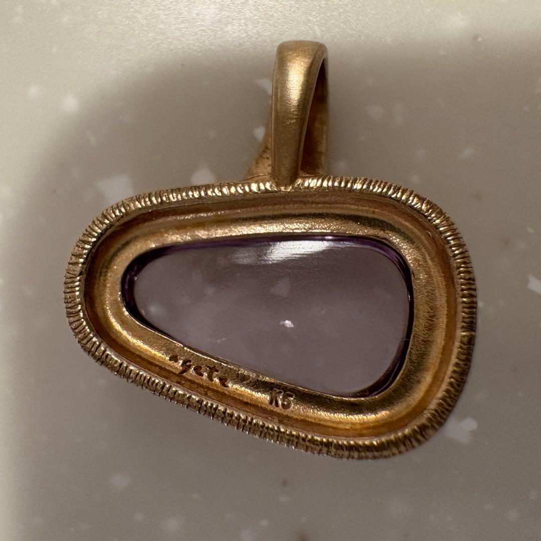 agete K5アメジストチャーム