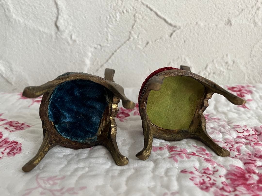 ☆値下げ☆　フランスアンティーク　ミニチュアの椅子セット 2個