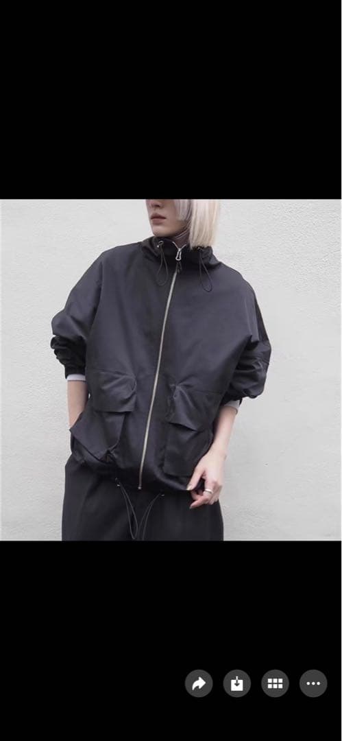 【新品未使用】TODAYFULスタンドカラージップブルゾン38