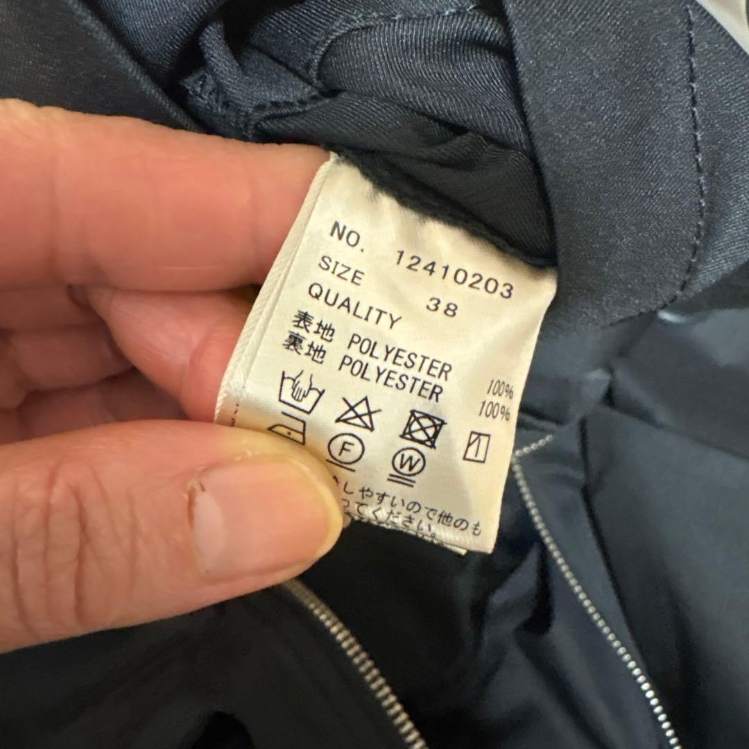 【新品未使用】TODAYFULスタンドカラージップブルゾン38