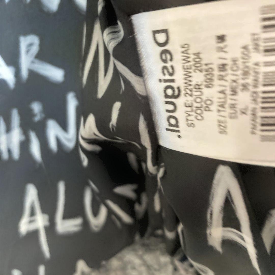 Desigual メタリックシルバー ジャケット XL