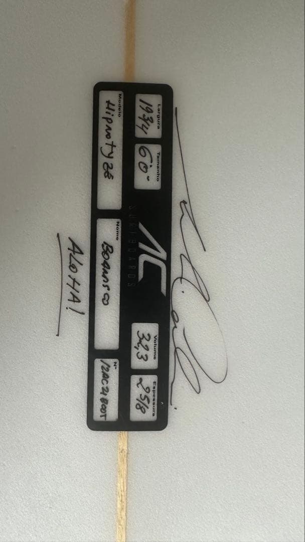 ぴろ　サーフボード 6'0\" ファンボード　32リットル