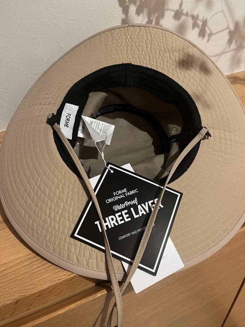 FORME 2025ss 今季最新　東原亜希　新品試着のみ　ハット ベージュ