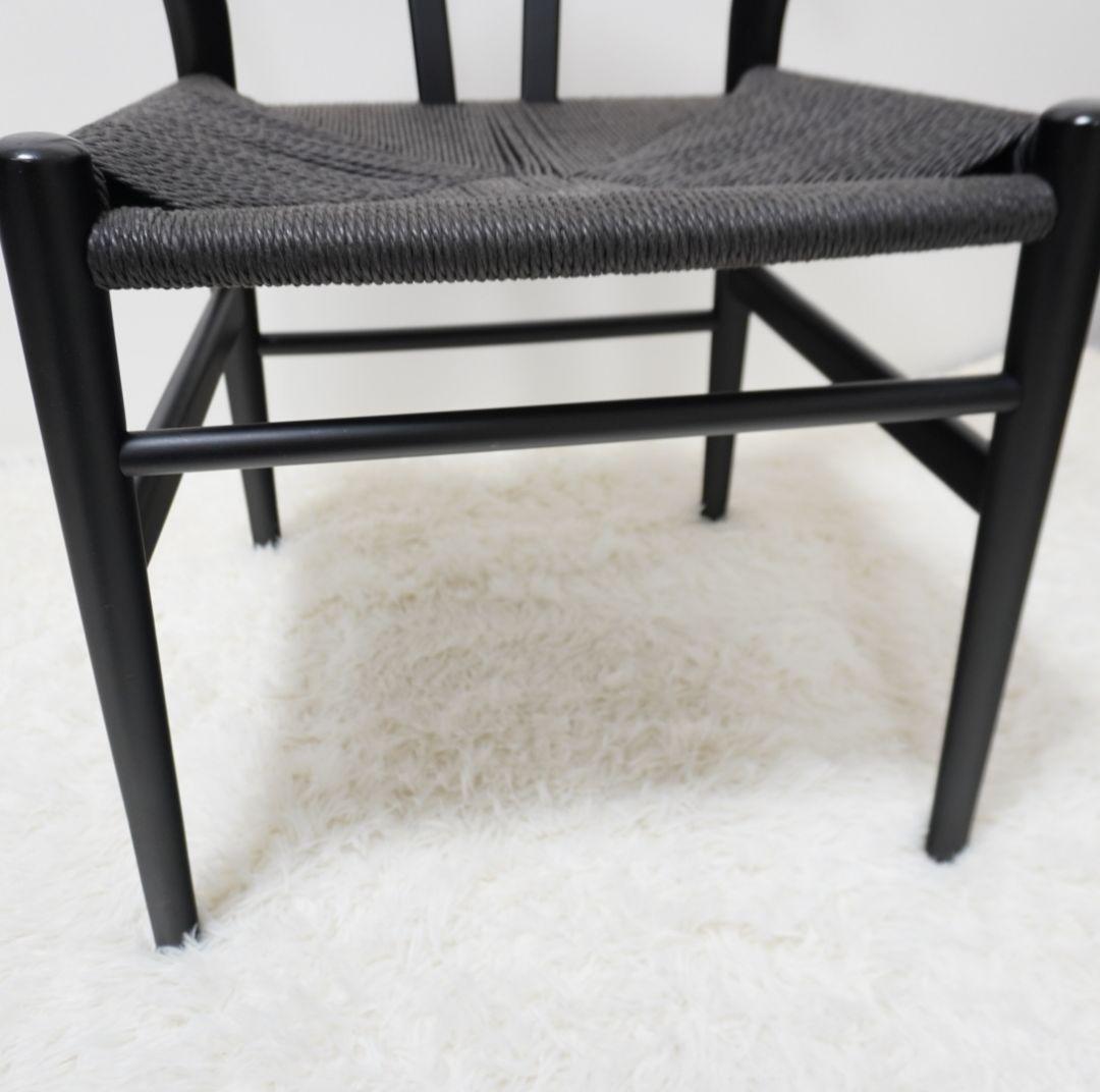 リボーンチェア　椅子　ダイニングチェア　リプロダクト　Yチェア ブラック　①