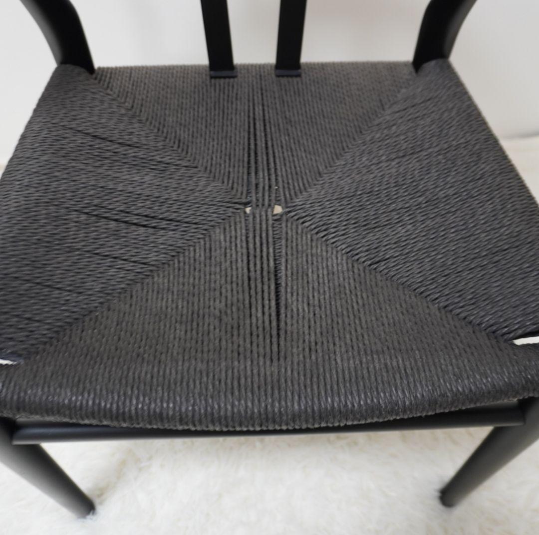 リボーンチェア　椅子　ダイニングチェア　リプロダクト　Yチェア ブラック　①