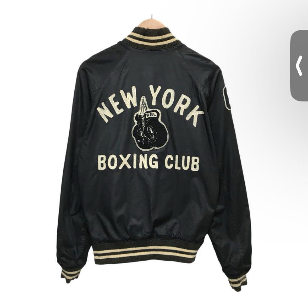 POLO ラルフローレン BOXING CLUB リバーシブルジャケット　ロゴ