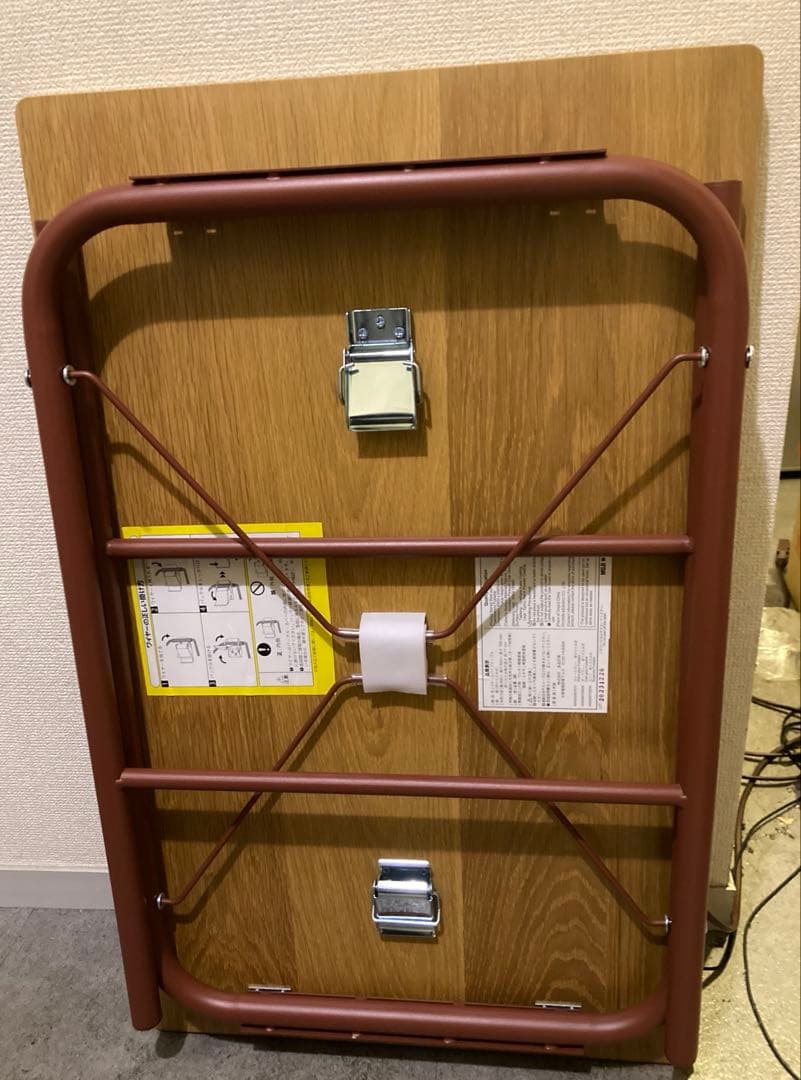 無印良品　折りたたみ　スチールパイプ　テーブル(置き配専用)