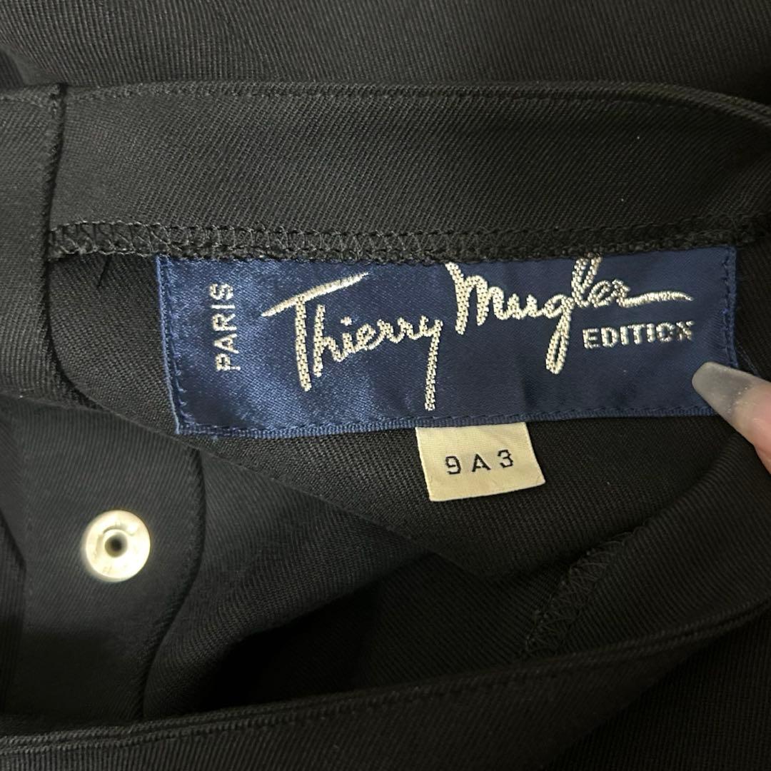 希少 ティエリーミュグレー ペプラム プリーツ ブラウス