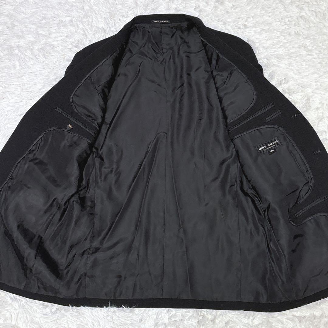 希少 マオカラー✨メンズティノラス 3ピーススーツ 黒 Sサイズ