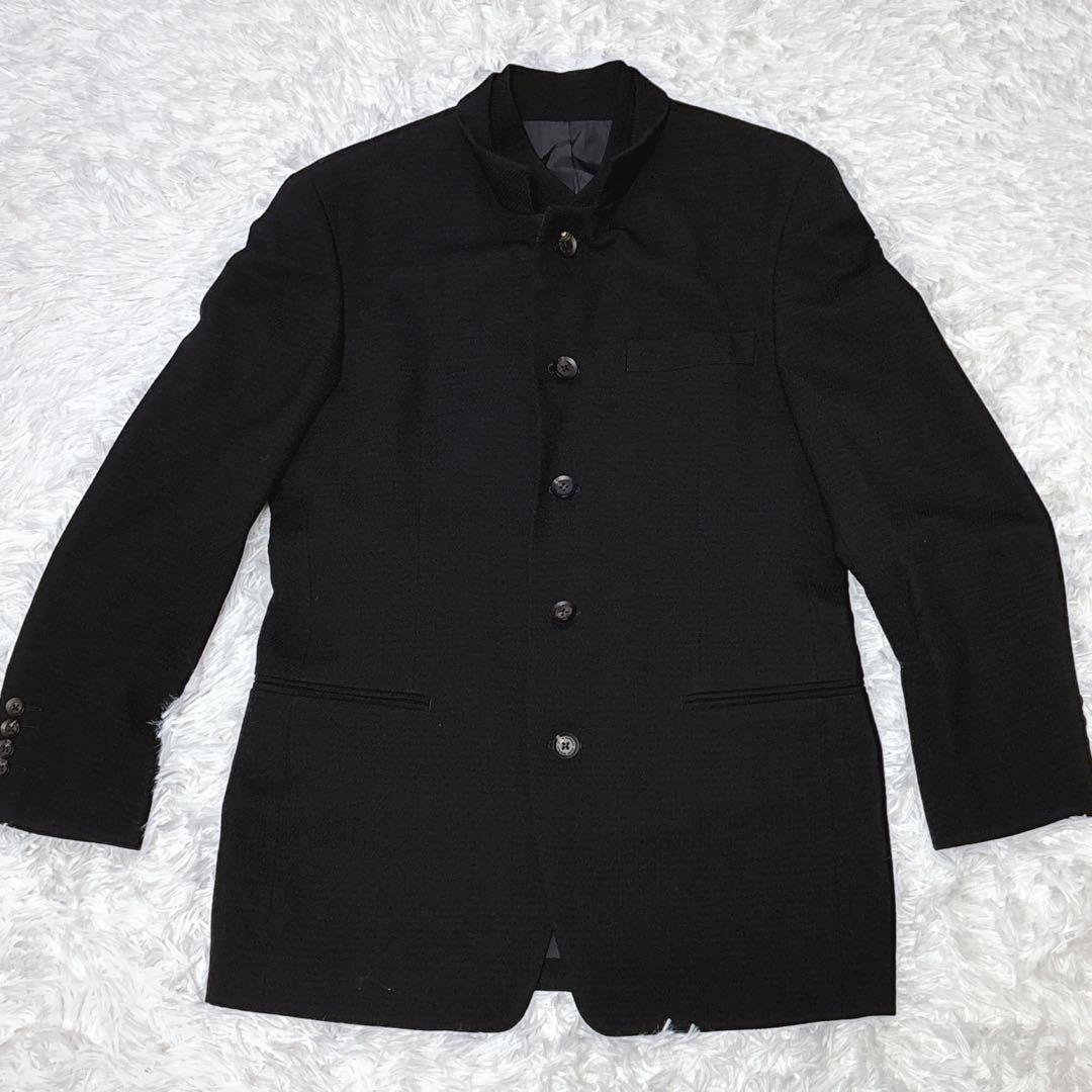 希少 マオカラー✨メンズティノラス 3ピーススーツ 黒 Sサイズ