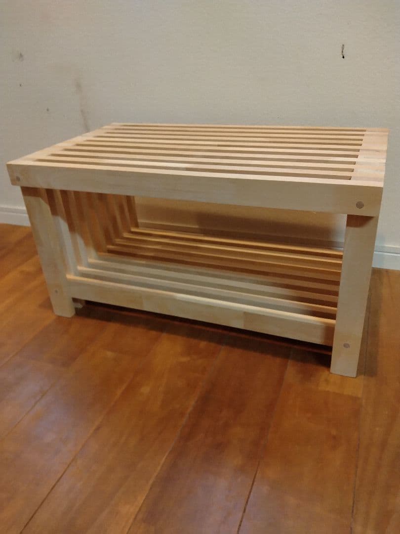 木製　ハンドメイド　水槽台　アクアラック　金魚　ベンチ　棚　シェルフ　玄関台