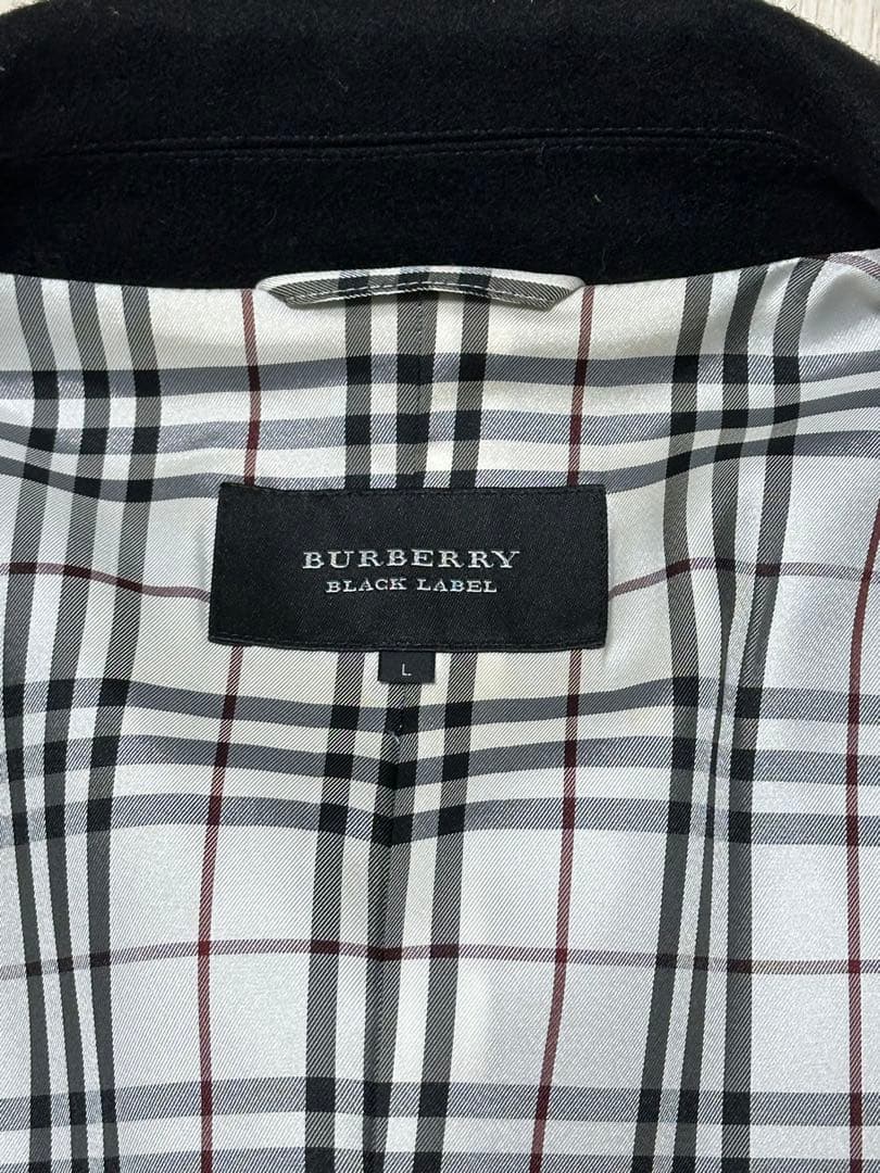 ち*ぴ様 BURBERRYバーバリーBLACKLABELブラックレーベルPコート