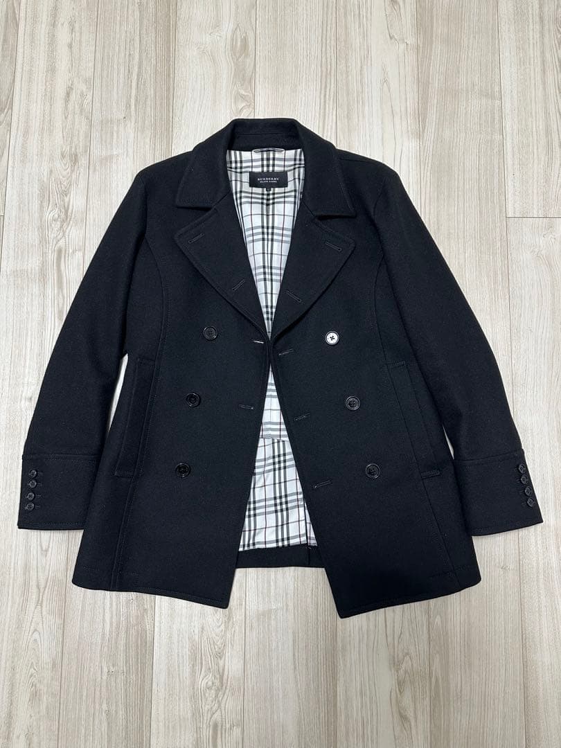 ち*ぴ様 BURBERRYバーバリーBLACKLABELブラックレーベルPコート