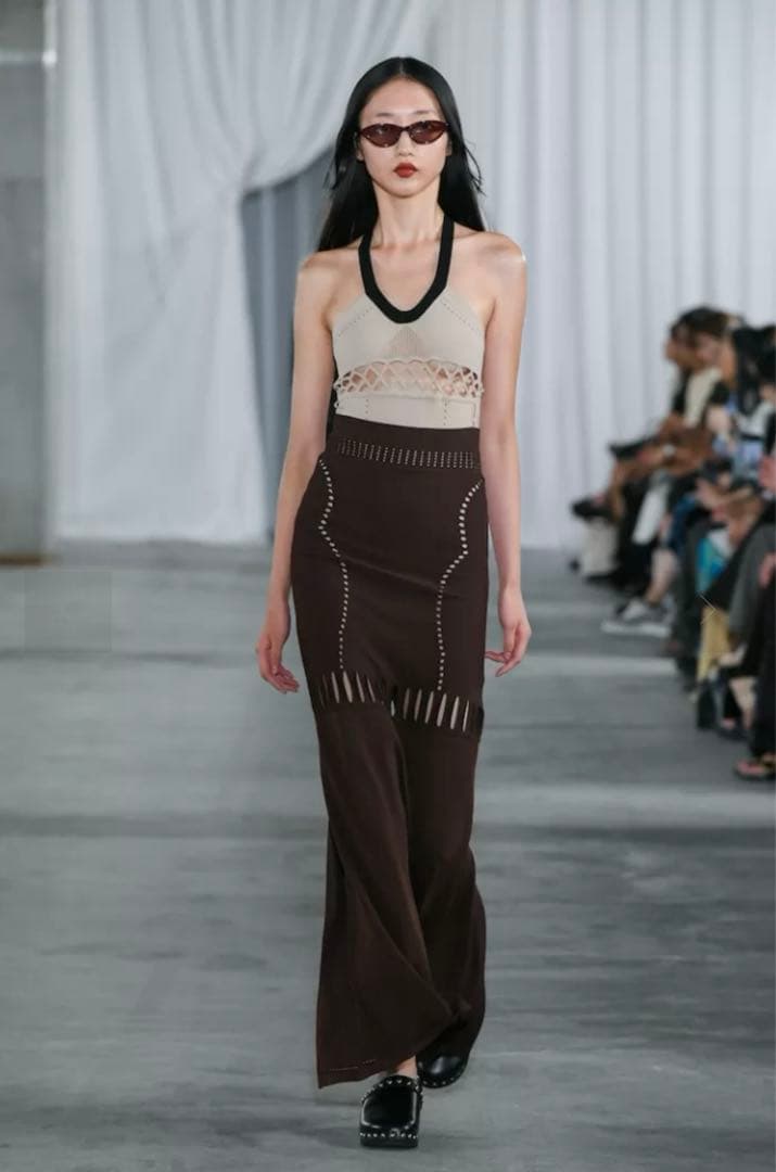 【fetico 24ss】ベージュ ボディスーツ