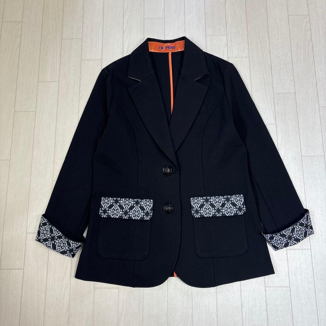 タグ付き 現行品 レジーナロマンティコ ダマスク柄使いジャケット 44