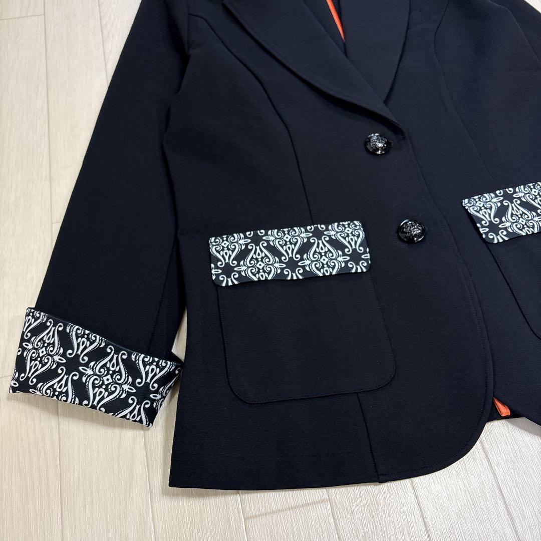 タグ付き 現行品 レジーナロマンティコ ダマスク柄使いジャケット 44