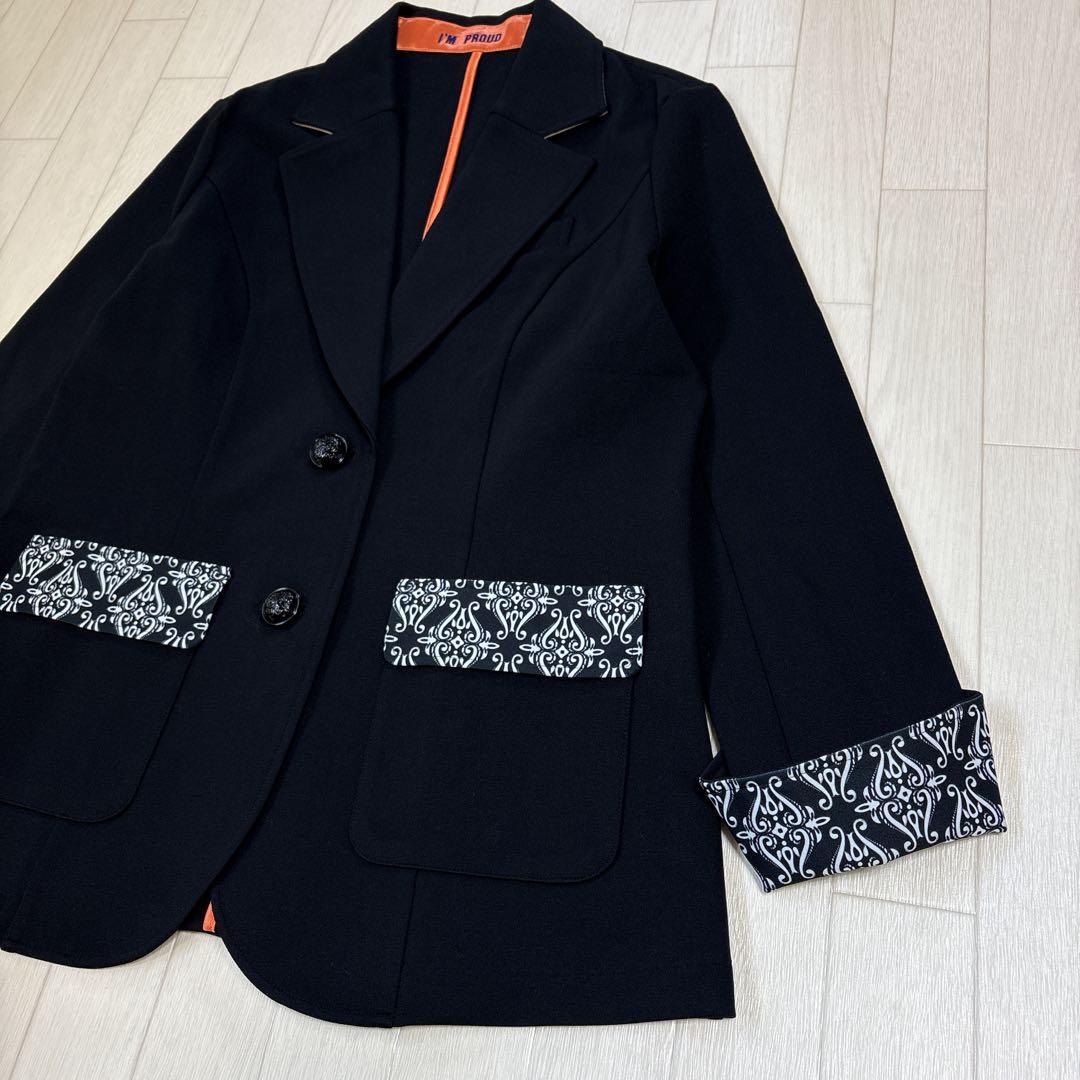 タグ付き 現行品 レジーナロマンティコ ダマスク柄使いジャケット 44