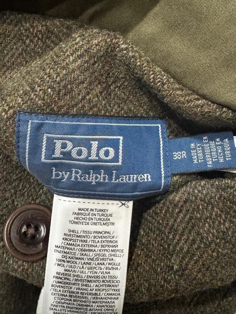 ポロラルフローレン ツイードベンタイルウォーキングコート サイズ38R 新品