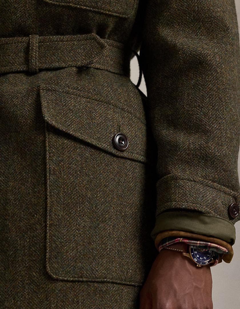 ポロラルフローレン ツイードベンタイルウォーキングコート サイズ38R 新品