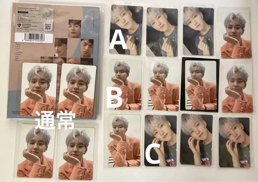 SEVENTEEN セブチ 舞い落ちる花びら C盤 CD付き ホシ トレカ