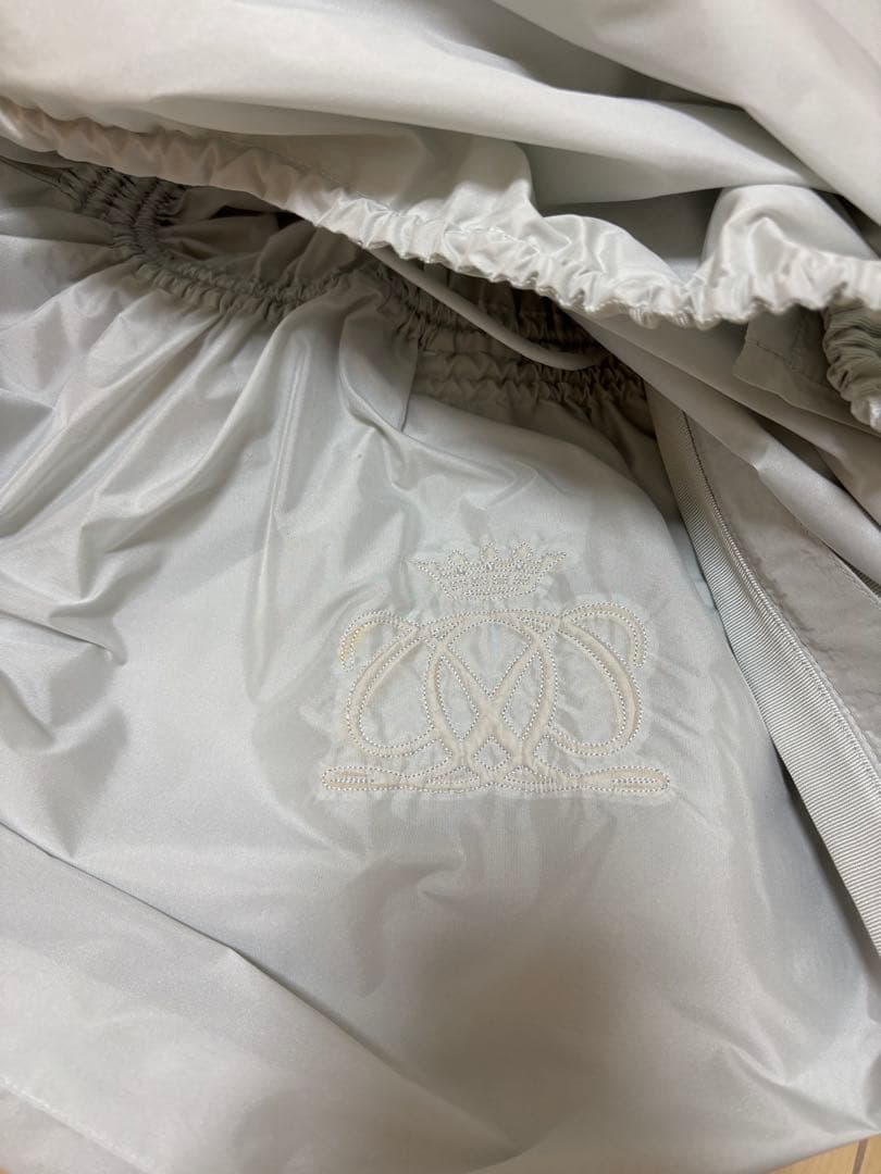 ドゥロワー　SUMMER タフタムソウ ノーカラーコート　36