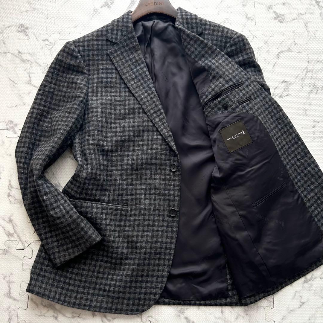 極美品✨マッキントッシュロンドン カシミヤ100% テーラードジャケット L位