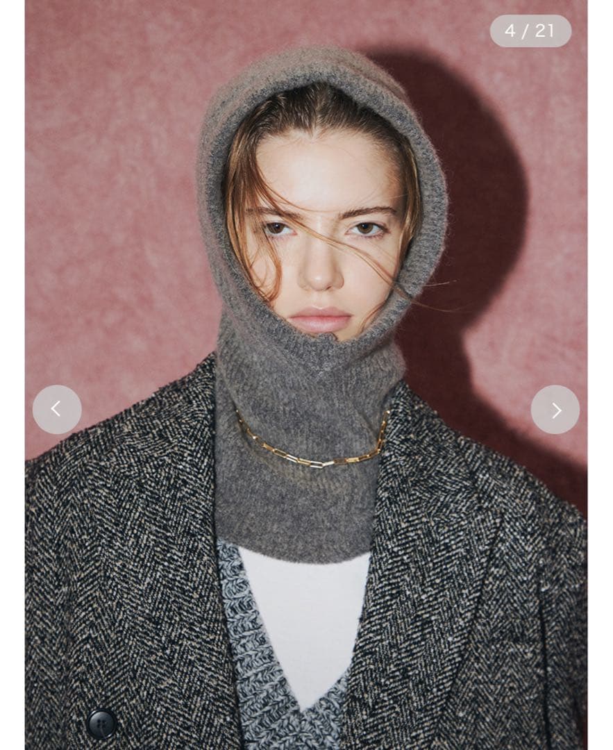 MilaOwen（ミラ オーウェン）ビッグショルダーダブルジャケット