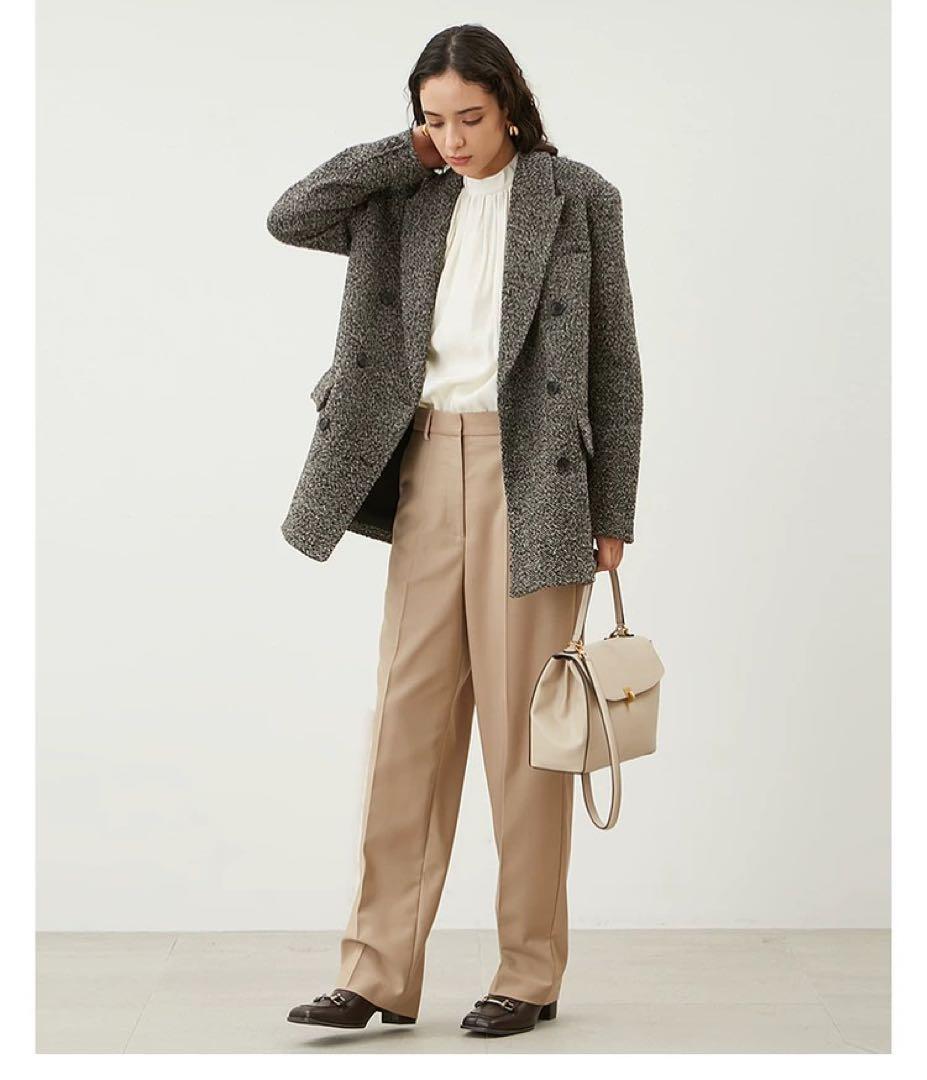 MilaOwen（ミラ オーウェン）ビッグショルダーダブルジャケット