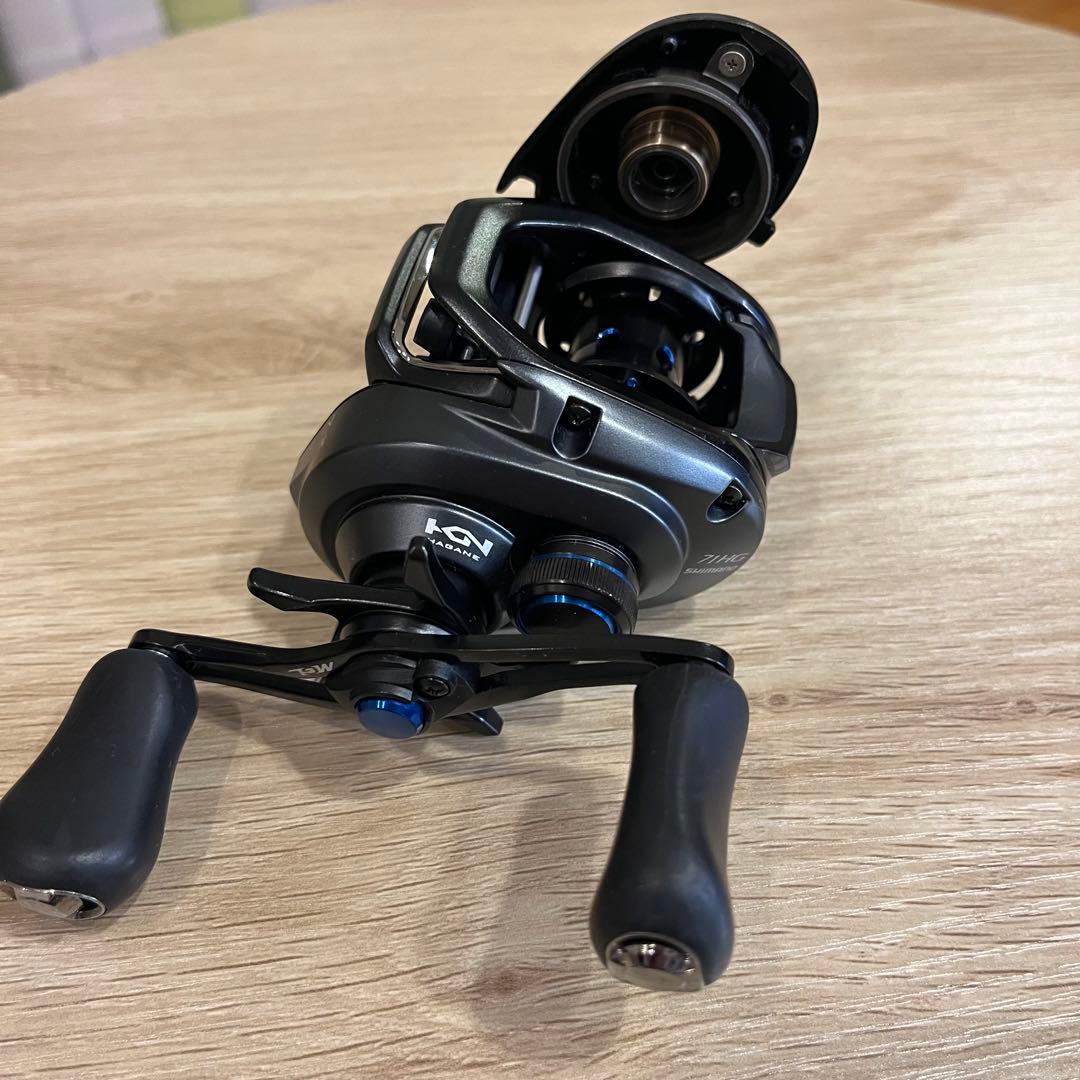 美品　19 SHIMANO SLX MGL 71HG ベイトリール　左巻き