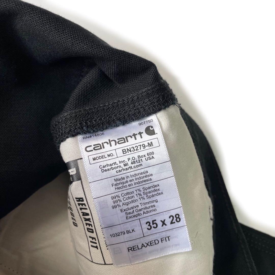 Carhartt ダックワークパンツ ブラック デッドストック 未使用 タグ付き
