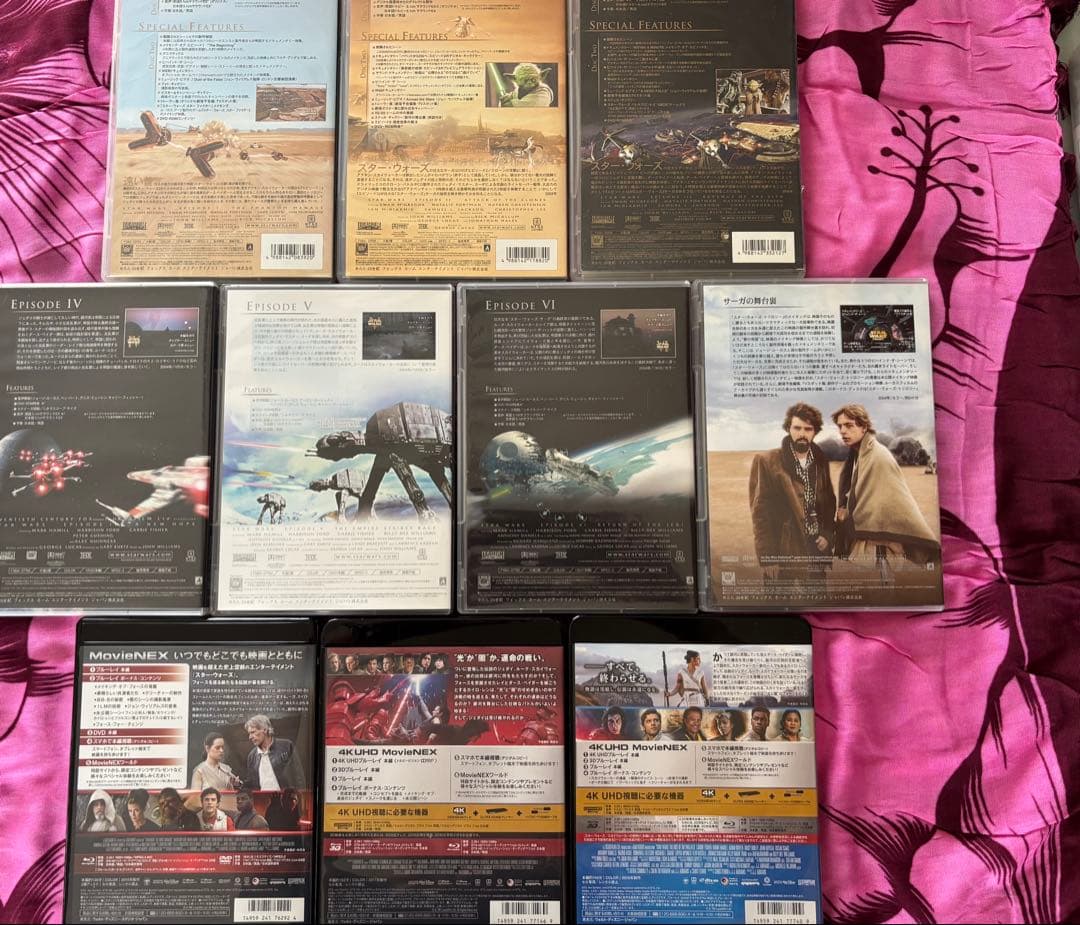 [美品]☆スターウォーズ☆DVD 9作品セット　ばら売り不可