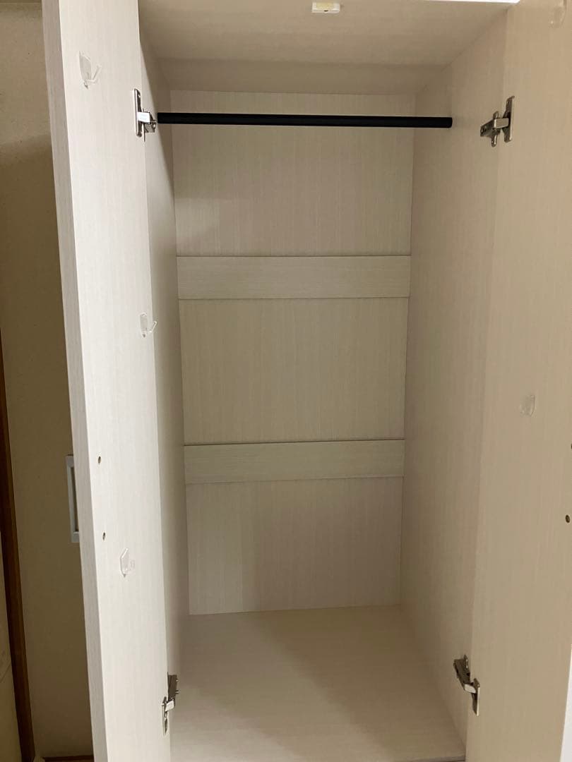 みやび　ニトリ　ワードローブ　マーレ1860 ホワイトウォッシュ