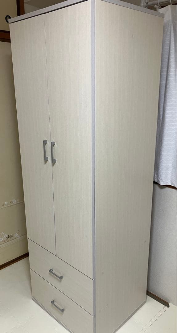 みやび　ニトリ　ワードローブ　マーレ1860 ホワイトウォッシュ