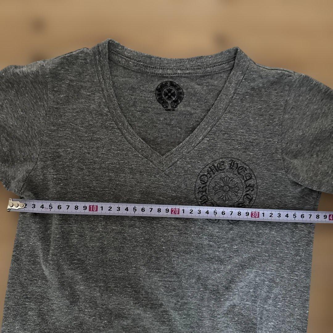 【超希少】Chrome Hearts グレー Vネック Tシャツ