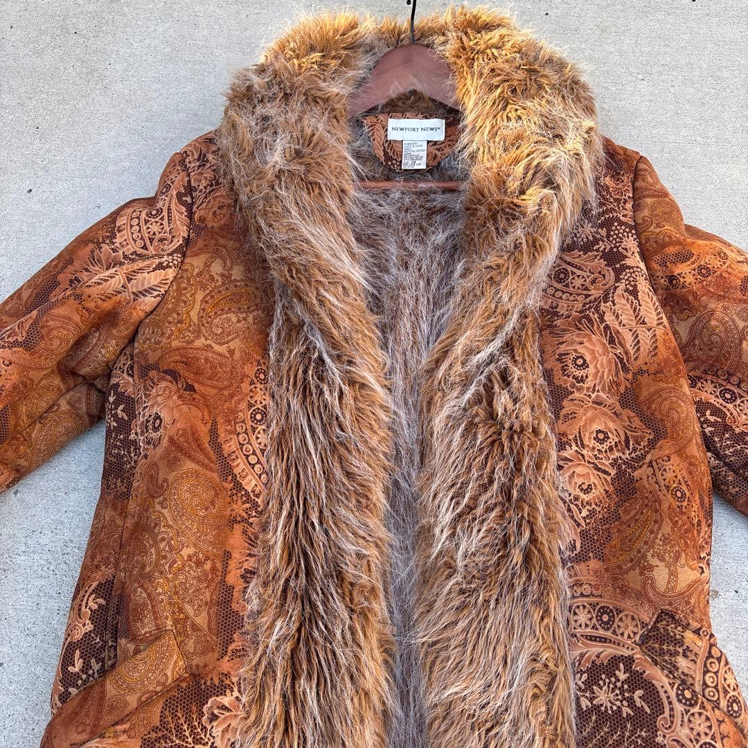 キ*︎様 70年代ヴィンテージ ロングフェイクファーコート