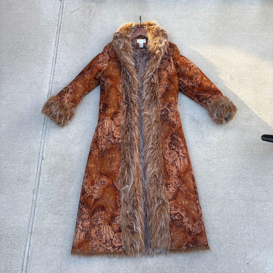キ*︎様 70年代ヴィンテージ ロングフェイクファーコート