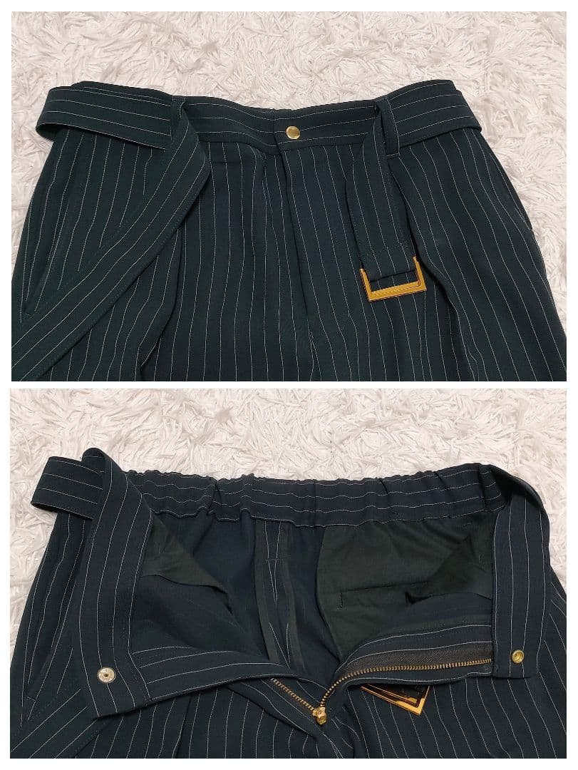 ✨️現行✨️　クルニ　ダブルブレスト　セットアップ　金ボタン　シワになりにくい