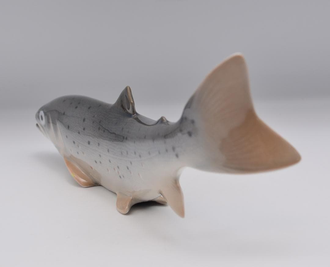 サーモン／マス　２体おまとめ　★ロイヤルコペンハーゲン　デンマーク　ご成約済み