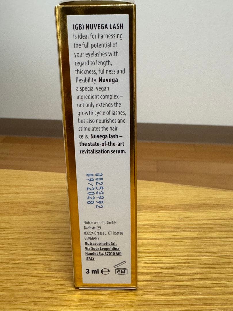 まつ毛美容液　正規品　nuvega lash まつ毛美容液 3ml