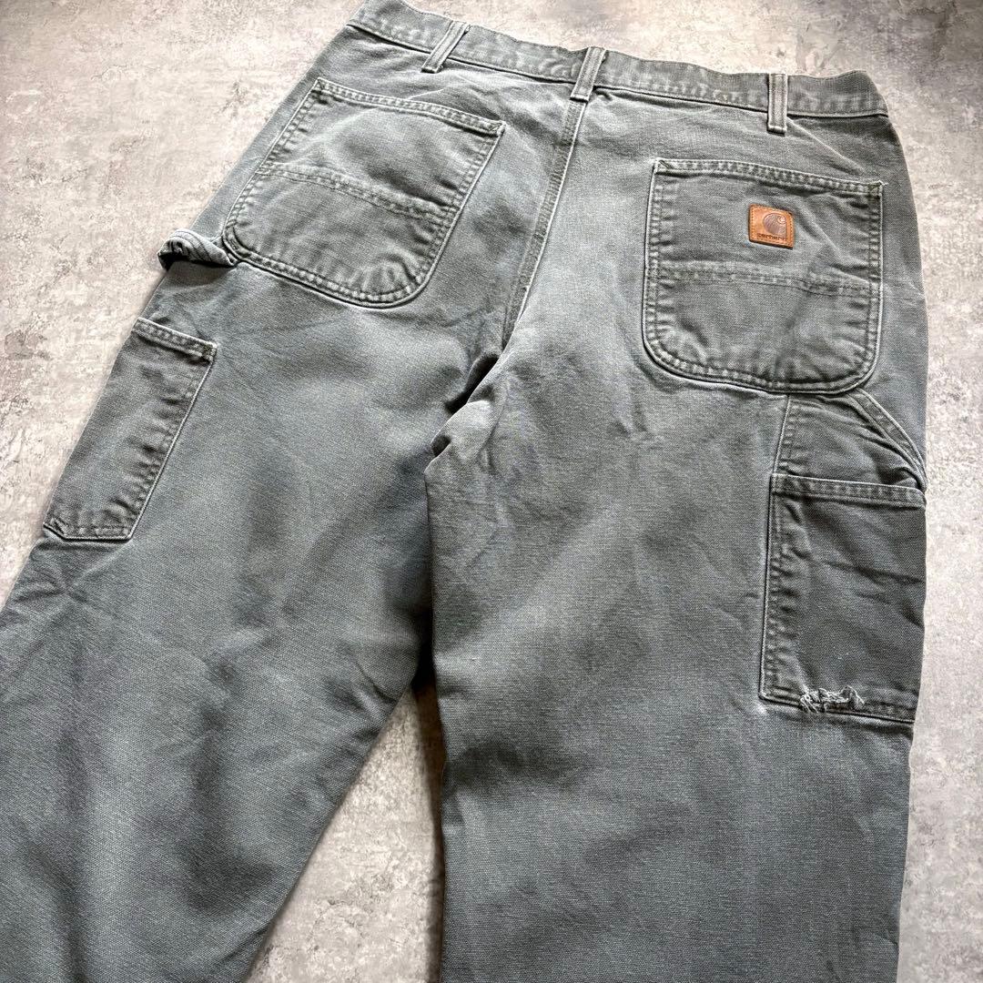 神サイズ carharttカーハート ダック地ペインターパンツ ￼MOS W34
