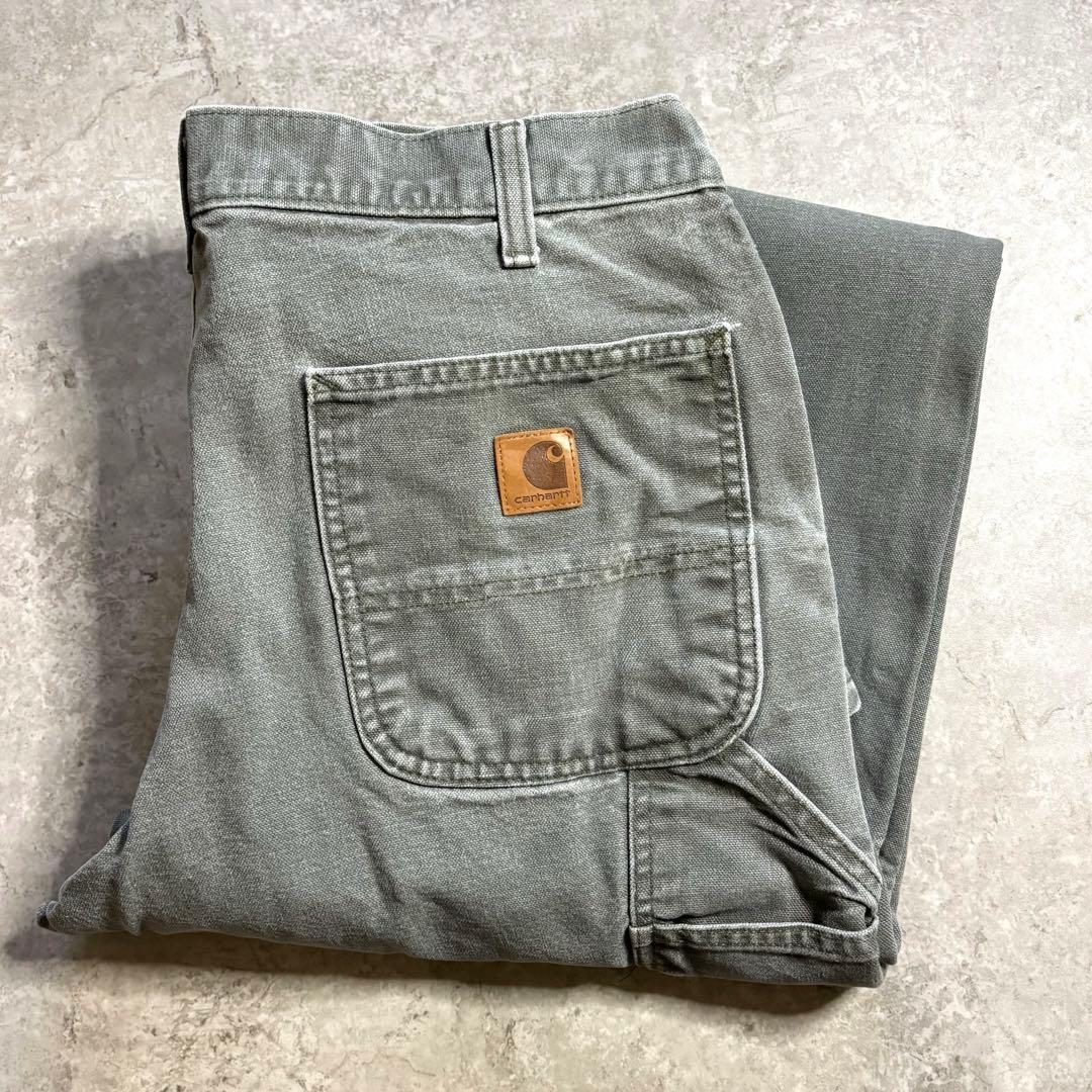 神サイズ carharttカーハート ダック地ペインターパンツ ￼MOS W34
