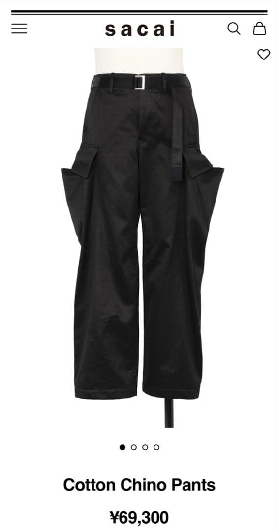 パンツ 25AW sacai Cotton Chino Pants