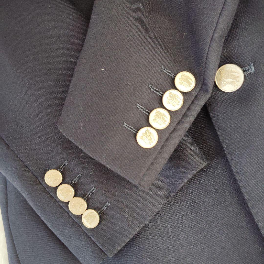 バーバリーズ タスマニアウール 紺ブレ スーツ テーラードジャケット フォーマル